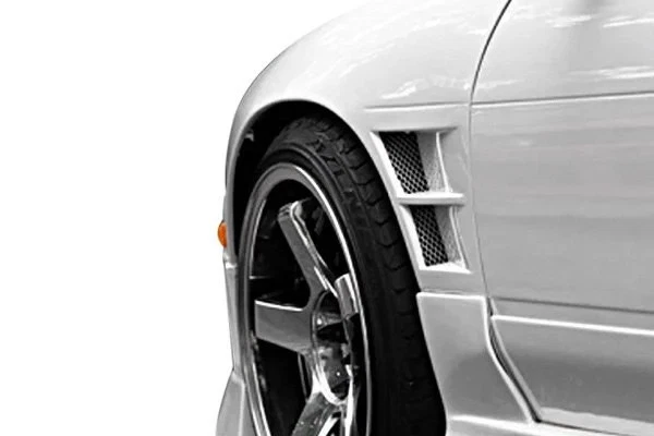 For Nissan 240SX 1989-1994 Duraflex D-1 Style Fiberglass Front Fenders Unpainted - Image 2 of 4