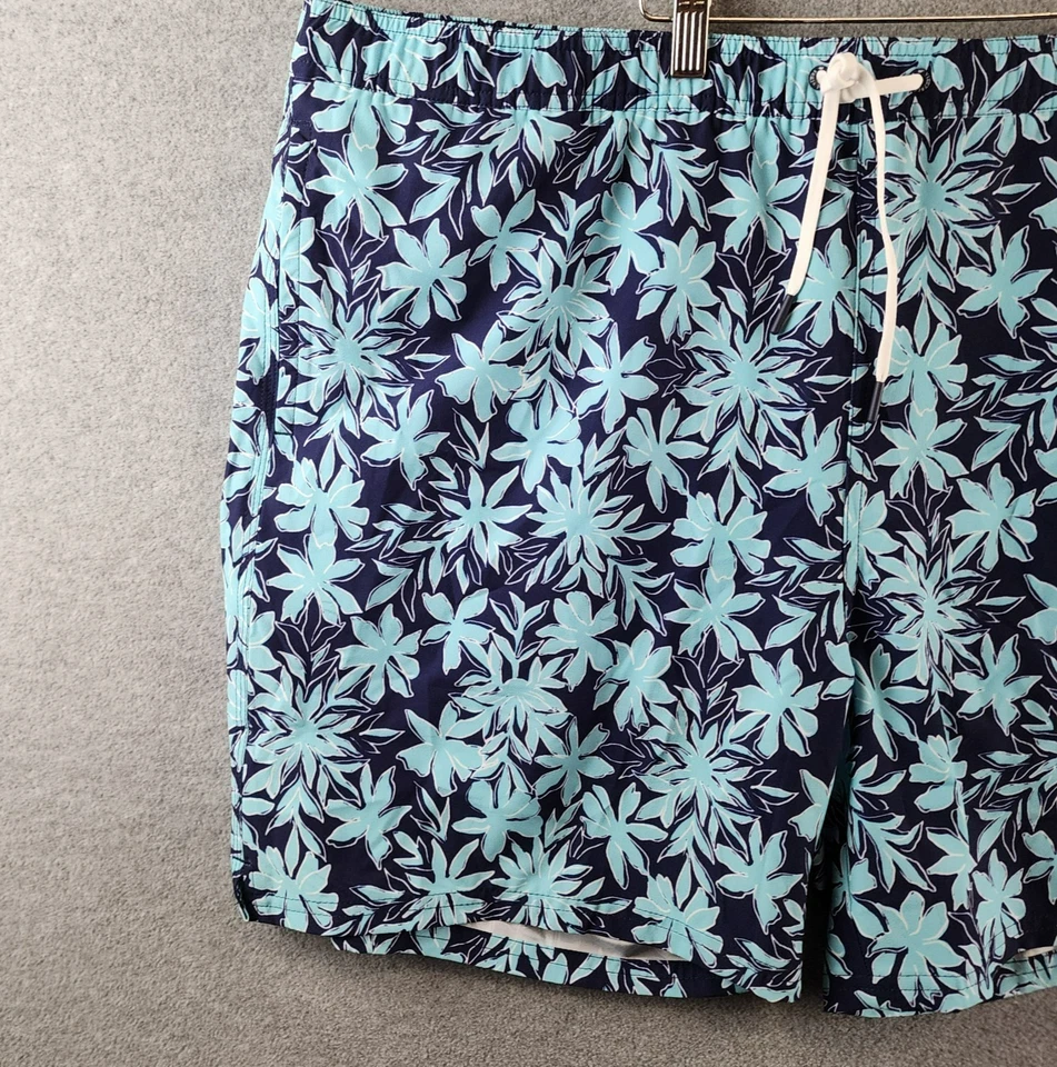 Vineyard Vines Chappy Swim Trunks Men's XXL Blue Multi Drawstring Waist Pull On - Image 4 of 4