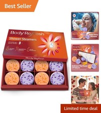 Individually Wrapped Shower Steamers - Citrus Grapefruit Self-Care Spa Gifts