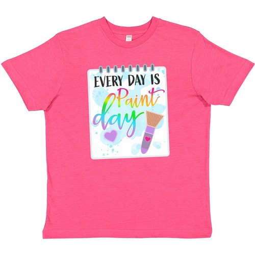 Inktastic Every Day Is Paint Day- For Artists Youth T-Shirt Occupations Painter