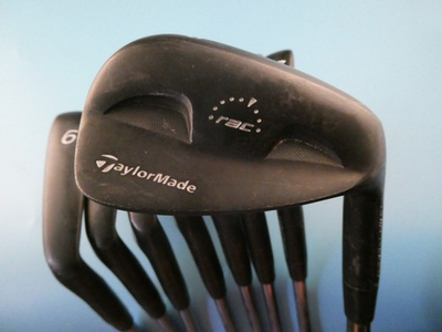#ad TaylorMade RAC Gunmetal 3 PW Irons Rifle 6.5 X Stiff Flex Coin Forged EXCELLENT $350.00