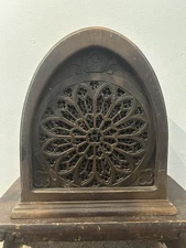 Rare 1928 Farrand Gothic Model 70 Dynamic Wood Cathedral Arch Radio Speaker