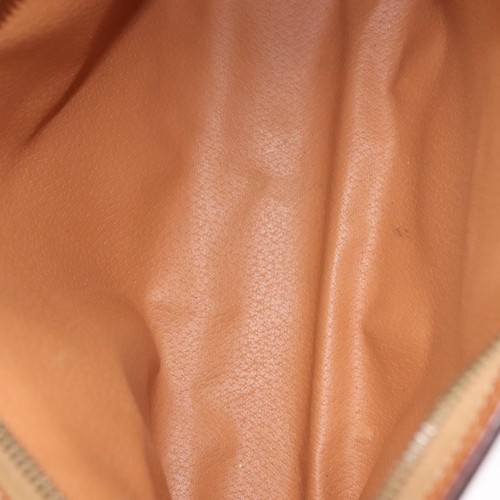 Celine Circle Logo Macadam Pouch Canvas And Leather Brown Clutche & Pouche Bag - Picture 5 of 17