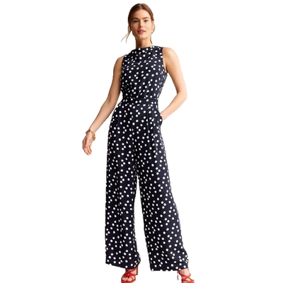 Boden Clarissa Polka Dot Jumpsuit - Size US 2P UK 6P | eBay
