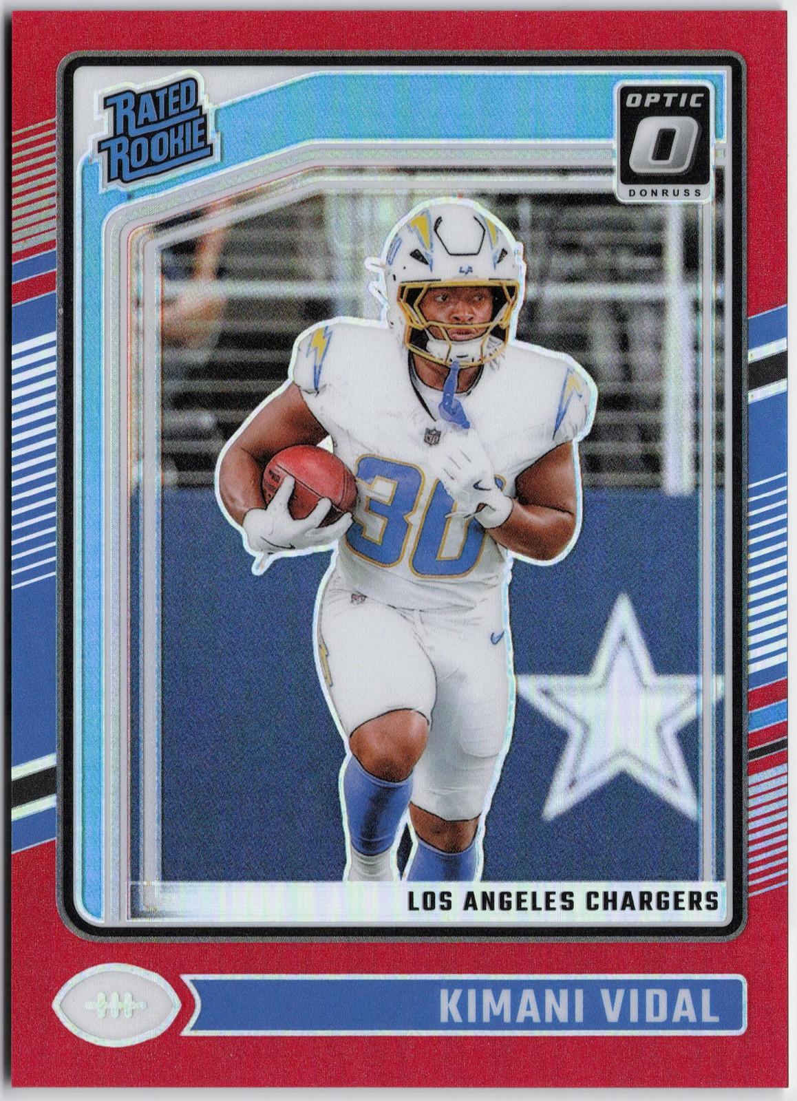 Kimani Vidal Panini Donruss Optic #262 Red