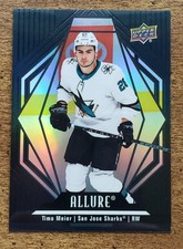 2022-23 Upper Deck Allure - Timo Meier #44 Black Rainbow San Jose Sharks 