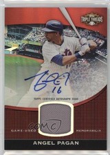 2011 Topps Triple Threads Unity Relic 35/99 Angel Pagan #TTUAR-52 Auto e6p