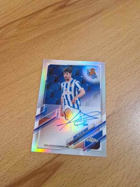 Topps Chrome 2021 Autograph Auto Autogramm Aritz Elustondo Real Sociedad to 25