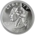 2024 George Washington Quarter 4 oz Silver Bullion Round Collectible