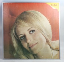 30X30 VINTAGE 1960S KODAK ADVERTISING OF BEAUTIFUL WOMAN