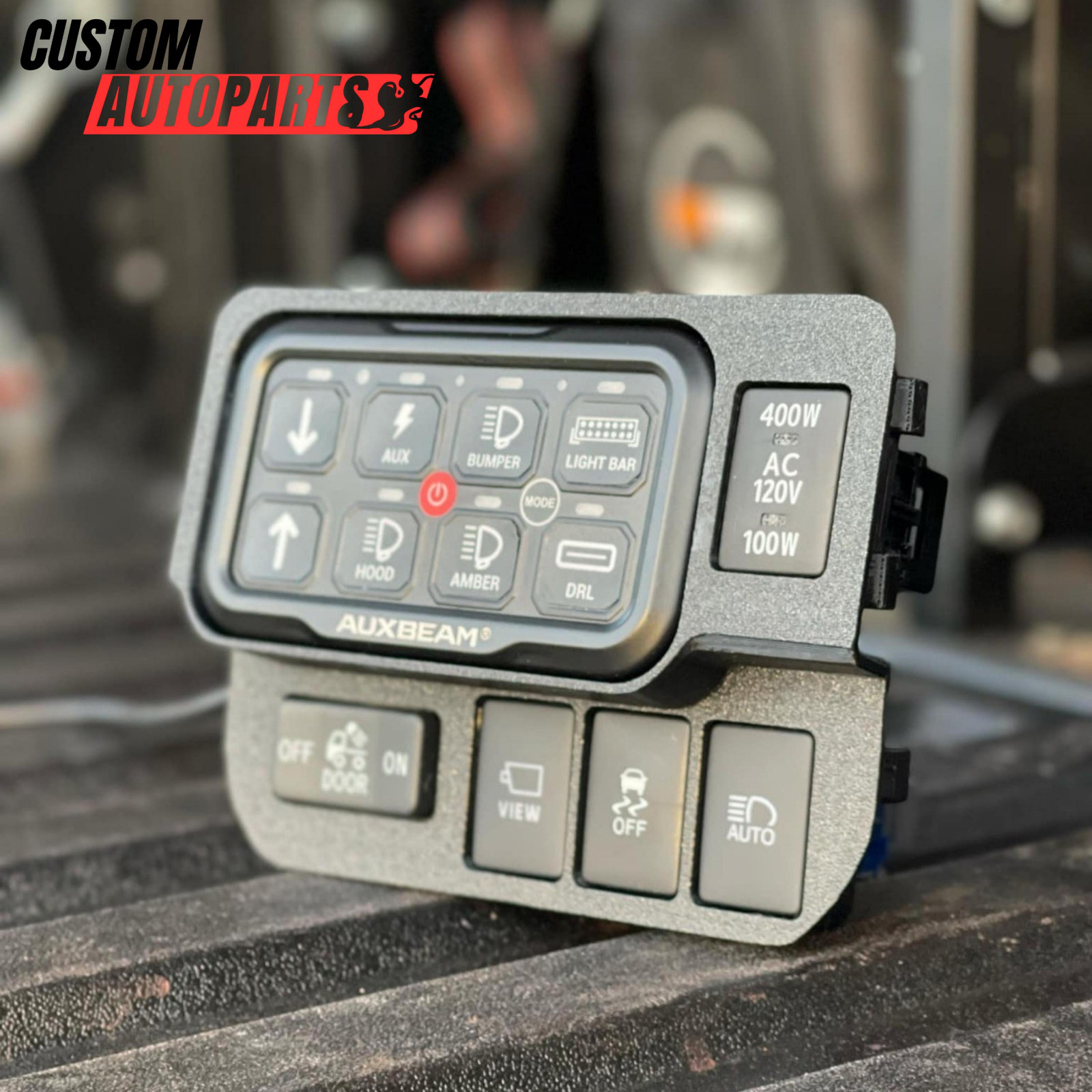 Fits Toyota Tacoma 3rd Gen Auxbeam 8 Gang Mount Switch Panel 2016-2023 Tacoma