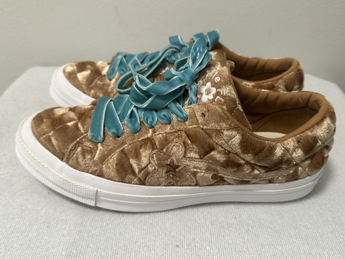 Converse Golf Le Fleur x One Star Quilted Velvet Brown Women’s 10 Men’s 8 - Bild 6 von 10