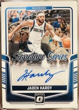 2024-25 Panini Donruss Optic - Signature Series Jaden Hardy, Jaden Hardy #SS-HRD