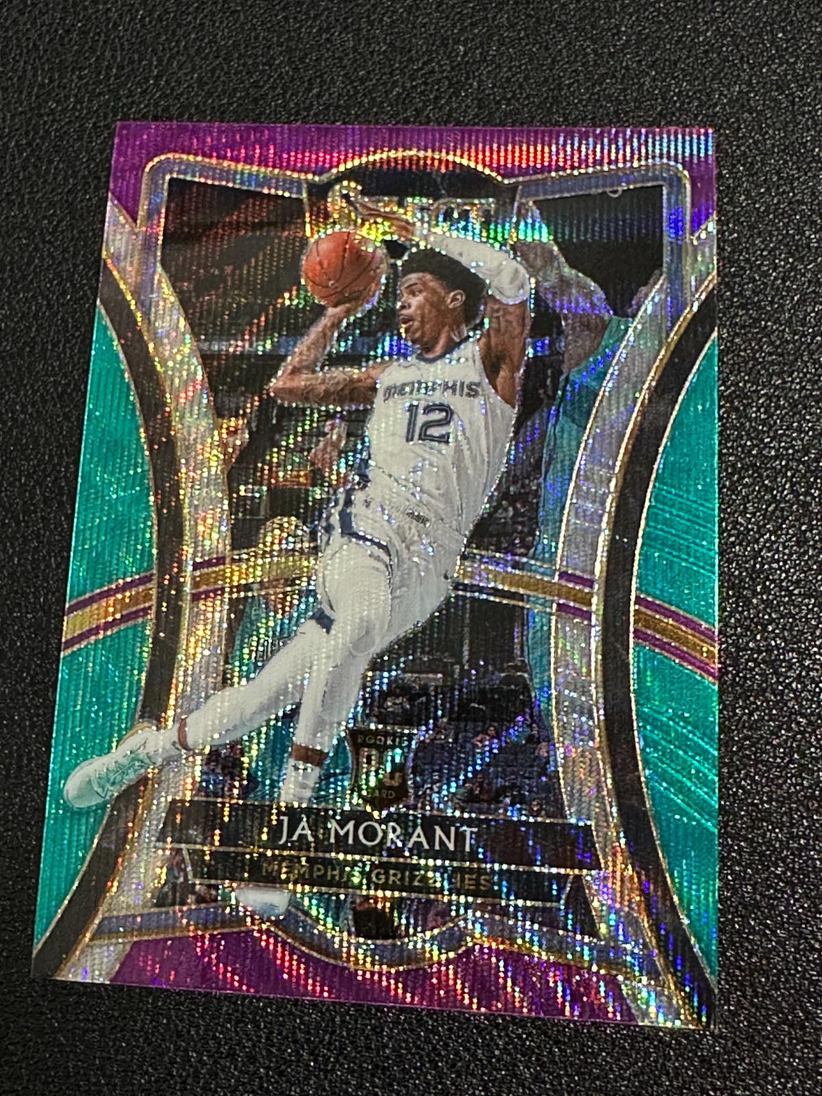 2019-20 Panini Select Premier Level Tri Color Prizm Ja Morant #120 Rookie RC