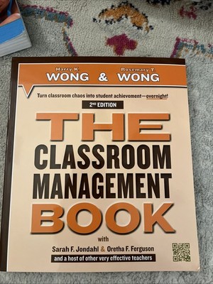 Classroom Management Book by Rosemary T. Wong and Harry K. Wong 