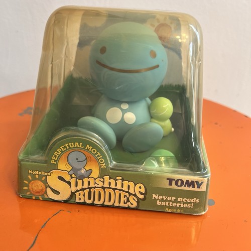 Vintage 2003 Tomy Sunshine Buddies NoHoHon Solar Powered Bobble Head Happy Face
