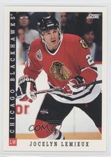 1993-94 Score American Jocelyn Lemieux #420 1s7
