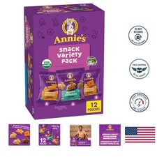 Delicious Annie's Organic Snack Pack: Cheddar Bunnies, Graham Bunnies & Squares