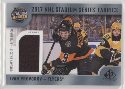 2017-18 SP Game Used 2017 NHL Stadium Series Fabrics Ivan Provorov #PF-IP 0zu