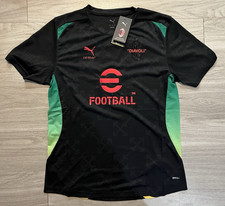Nuova maglia calcio Puma AC Milan Off-White prematch uomo taglia (S)