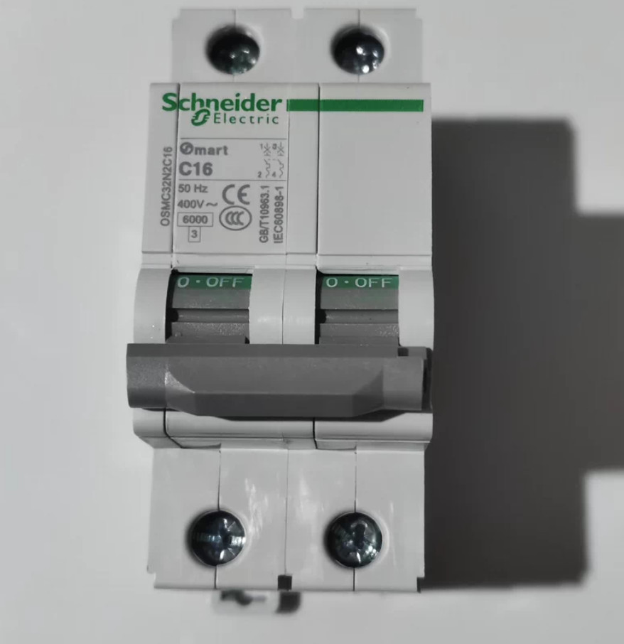 1PC NEW Schneider Miniature circuit breaker Osmart C16 2P OSMC32N2C16