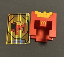 2025 McDONALD'S Minecraft Adult Happy Meal  Fry Helmet CODES USED