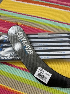 Lot of 6 New Bauer I3000 Junior Street Hockey Stick P92 ABS Blade Wood Shaft 40