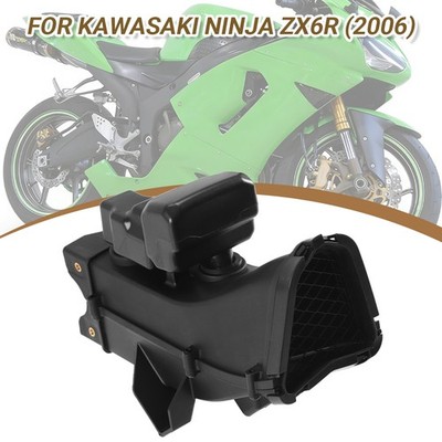 Ram Air Intake Tube Ducts Black Cover Fit For Kawasaki Ninja ZX6R