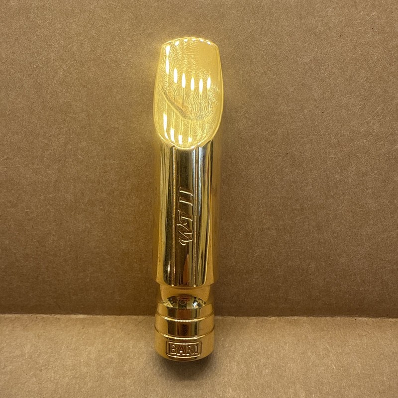 Bari USA Metal WTII 8* Bb Tenor Saxophone Mouthpiece Gold-Plate