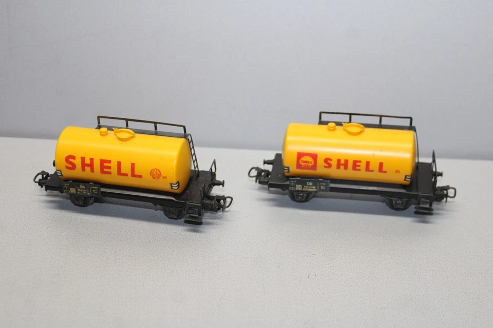 Märklin 2 Stück Kesselwagen Shell DB Spur H0 #O230 - Bild 3 von 3