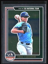2022 Panini Stars & Stripes USA Baseball #84 Ethan Schiefelbein Longevity