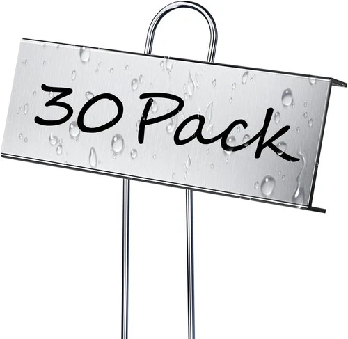 30 Pack Metal Plant Labels for Outdoor Garden Waterproof Plant Markers, Labels G - Picture 1 of 3