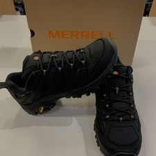 Merrell Black Moab 3 Smooth GTX Outdoor Hiking Sneakers Sz 10.