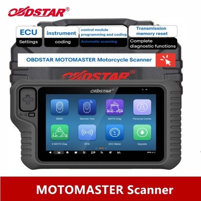 OBDSTAR MOTOMASTER Motorcycle IMMO Diagnostic Scanner CANFD DoIP Upgrade of MS80