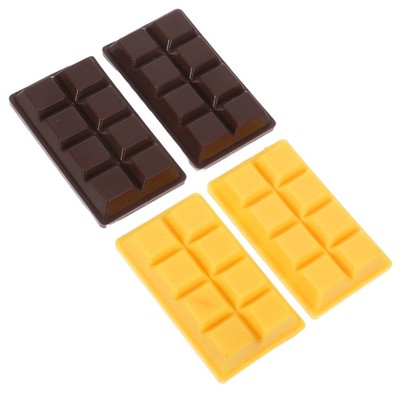  4 Pcs Chocolate Candy Simulationsschokolade Parteiprop Schokoladenschmuck
