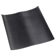 Shock Absorbing Mat, 20" x 20" x 0.12" Rubber Anti Vibration Pads, Black