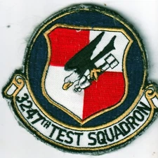 USAF Air Force 3247th Test Squadron Eglin AFB Florida patch