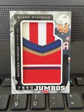 2025-26 Upper Deck Black Diamond Matthew Tkachuk Team Logo Jumbo Patch USA TL-MT