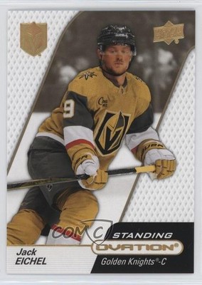2023-24 Upper Deck Ovation Standing Gold Spectrum 22/250 Jack Eichel #38 0q5