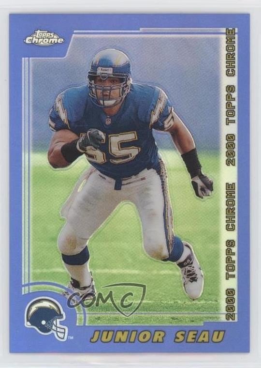 2000 Topps Chrome Refractor Junior Seau #175 HOF un2