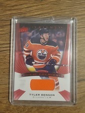 2020-21 UD Trilogy - Rookie Premieres Tyler Benson #59 Red Foil Jerseys /499