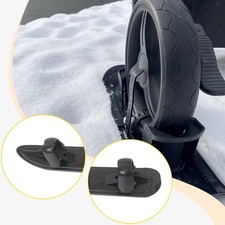 Ensemble de 2 skis pour poussette, accessoire de luge pour le jogging au bord du