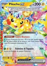 PIKACHU ex 057/217 - ASC - ITA - Ascesa Eroica - Carta POKEMON - Italiano