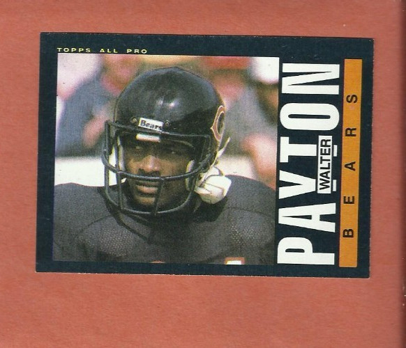 1985 TOPPS WALTER PAYTON CARD #33 CHICAGO BEARS
