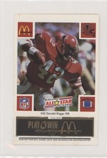 1986 McDonald's Play & Win All-Star Team Black Tab Gerald Riggs 1m8