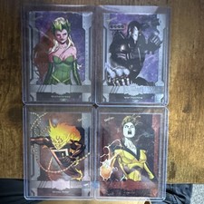 Marvel Metal Universe SkyBox Enchantress Máquina de Guerra Ghost Rider Cristal