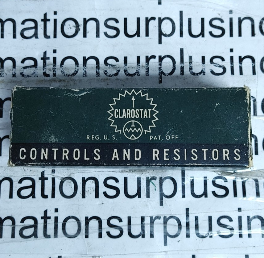 CLAROSTAT 53C1-5K 1-TURN POTENTIOMETER 5K OHM NEW!! QUANTITY!! WOW!!