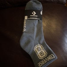 Converse Quarter Socks Size 6-12 3 Pack