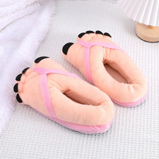 Creative Men Women Winter Slippers Big Feet Creative Couples Funny Slippers Hous