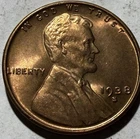 1938 S Lincoln Wheat Cent - BU RD MS - Z8